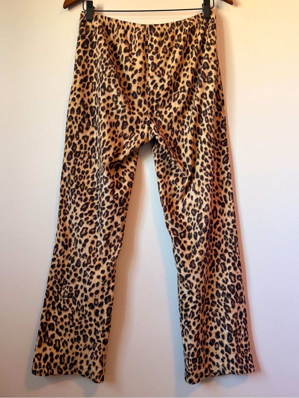 Lauren Ralph Lauren Leopard Print Fleece Pajama Set Small S - Picture 6 of 7